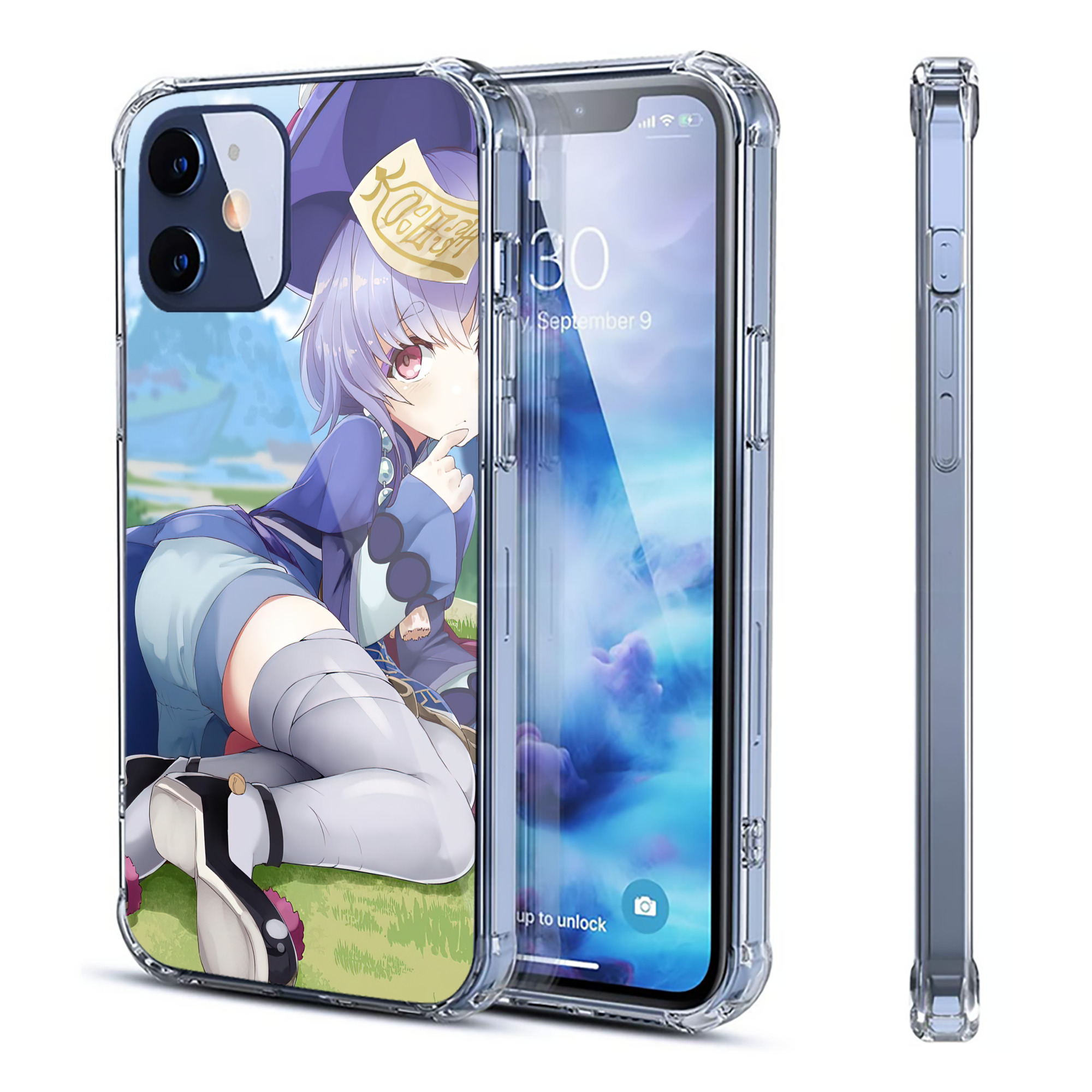 げんし神 genshin 【iPhone 12シリーズ対応】透明スマホケース（クリアソフトケース）